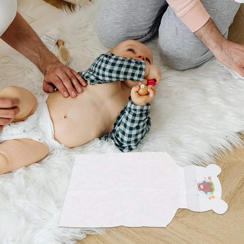 10Pcs Cotton Sweat Absorbent Back Pads Soft Breathable Wet Towels for Boys Newborn - Image 4